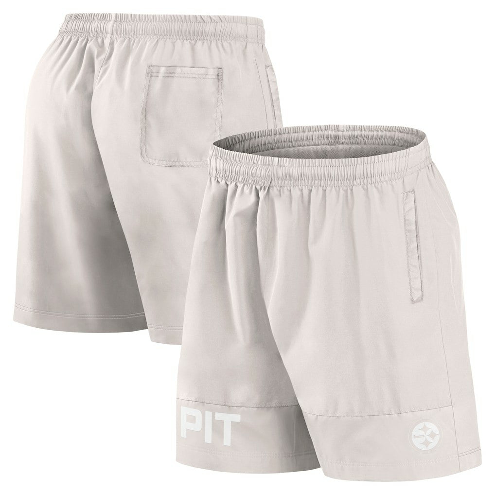 Fanatics Pittsburgh Steelers Elements Shorts Cream