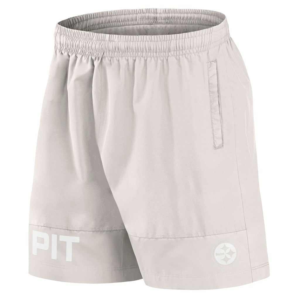 Fanatics Pittsburgh Steelers Elements Shorts Cream