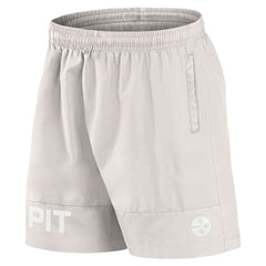 Fanatics Pittsburgh Steelers Elements Shorts Cream