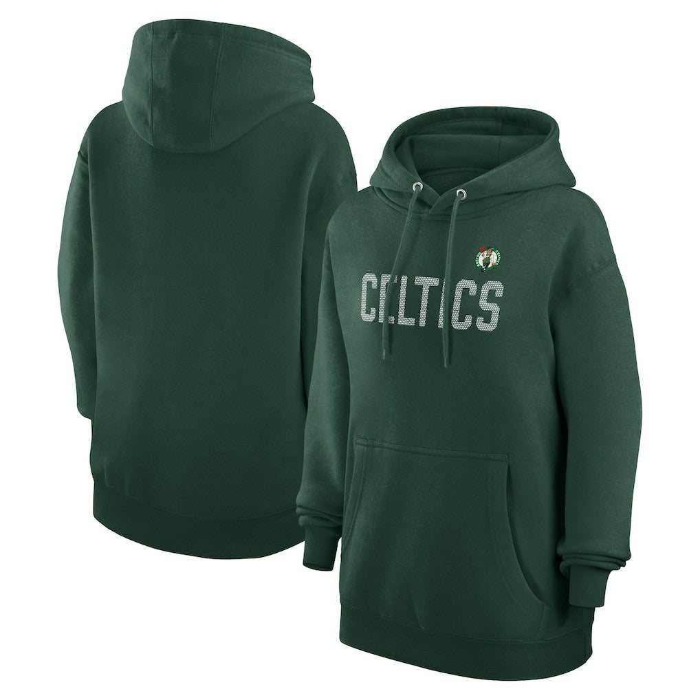 Boston Celtics G-III 4Her by Carl Banks Women's Dot Print Pullover Hoodie Kelly Green