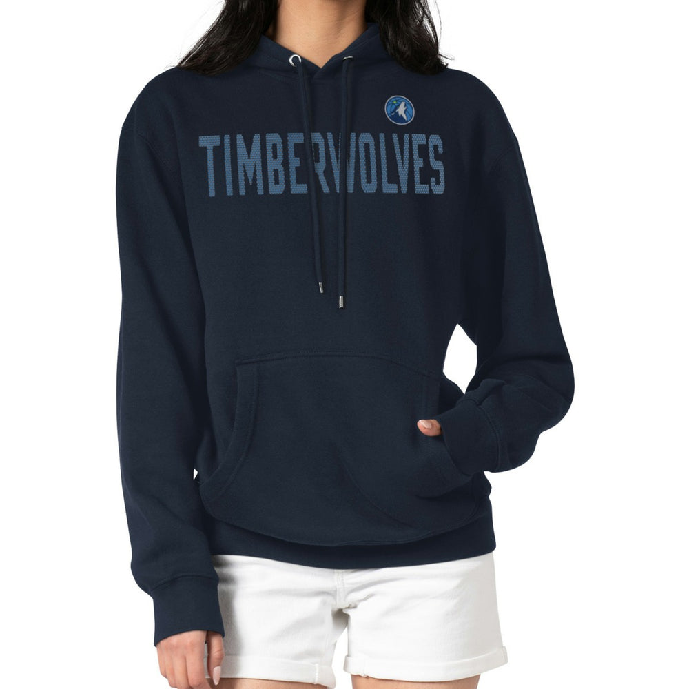 Minnesota Timberwolves G-III 4Her by Carl Banks Women's Dot Print Pullover Hoodie Navy