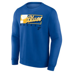 St. Louis Blues Fanatics Focus Fleece Pullover Sweatshirt - Blue - NHL 200582280