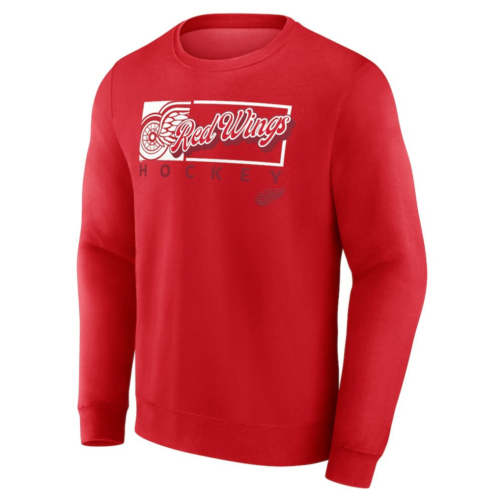 Detroit Red Wings Fanatics Focus Fleece Pullover Sweatshirt - Red - NHL 200582285