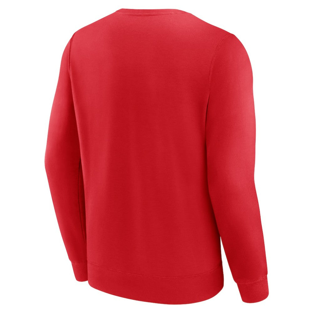 Detroit Red Wings Fanatics Focus Fleece Pullover Sweatshirt - Red - NHL 200582285