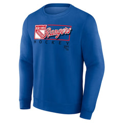 New York Rangers Fanatics Focus Fleece Pullover Sweatshirt - Royal - NHL 200582306