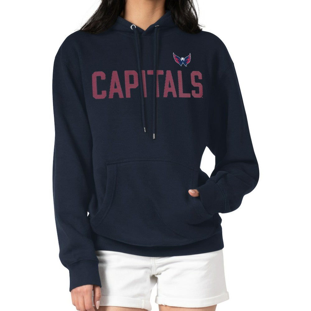Washington Capitals G-III 4Her by Carl Banks Women's Dot Print Pullover Hoodie - Navy - NHL 200582334