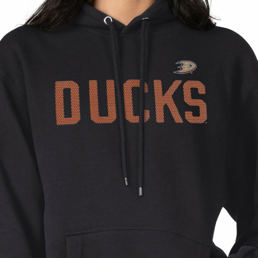 Anaheim Ducks G-III 4Her by Carl Banks Women's Dot Print Pullover Hoodie - Black - NHL 200582336