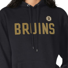Boston Bruins G-III 4Her by Carl Banks Women's Dot Print Pullover Hoodie - Black - NHL 200582337