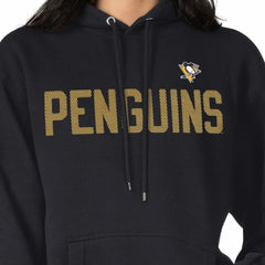 Pittsburgh Penguins G-III 4Her by Carl Banks Women's Dot Print Pullover Hoodie - Black - NHL 200582349