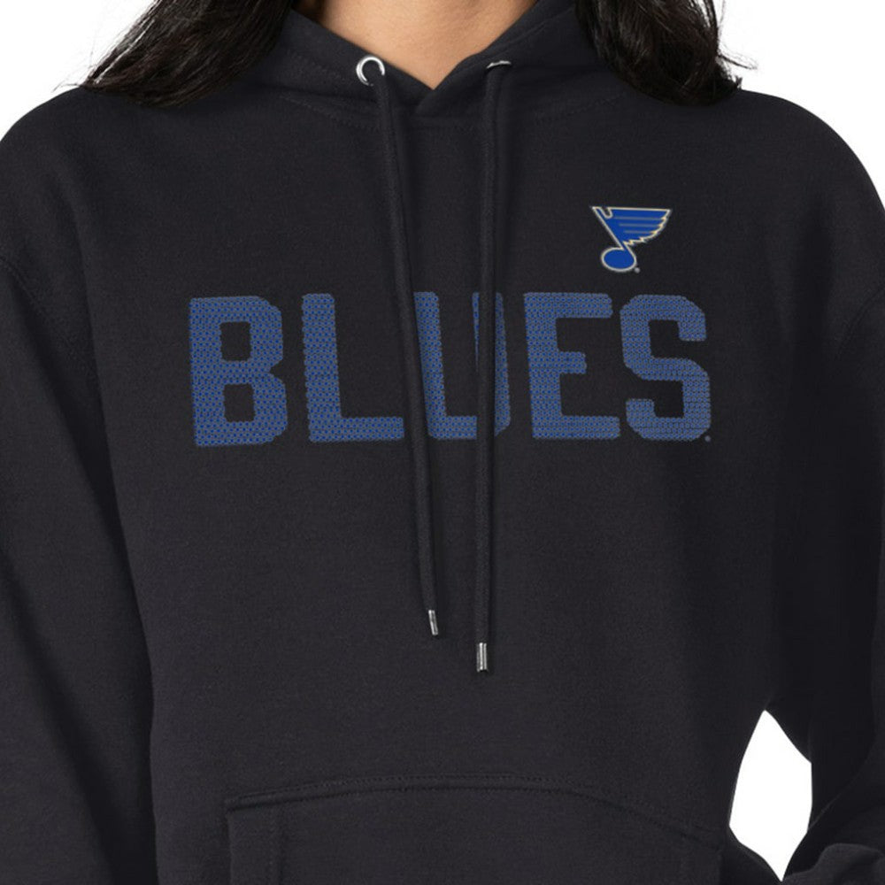 St. Louis Blues G-III 4Her by Carl Banks Women's Dot Print Pullover Hoodie - Black - NHL 200582351