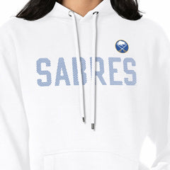 Buffalo Sabres G-III 4Her by Carl Banks Women's Dot Print Pullover Hoodie - White - NHL 200582355