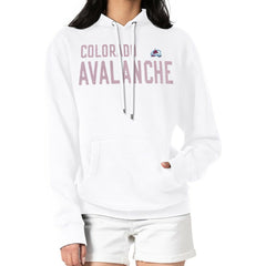 Colorado Avalanche G-III 4Her by Carl Banks Women's Dot Print Pullover Hoodie - White - NHL 200582360