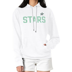 Dallas Stars G-III 4Her by Carl Banks Women's Dot Print Pullover Hoodie - White - NHL 200582363