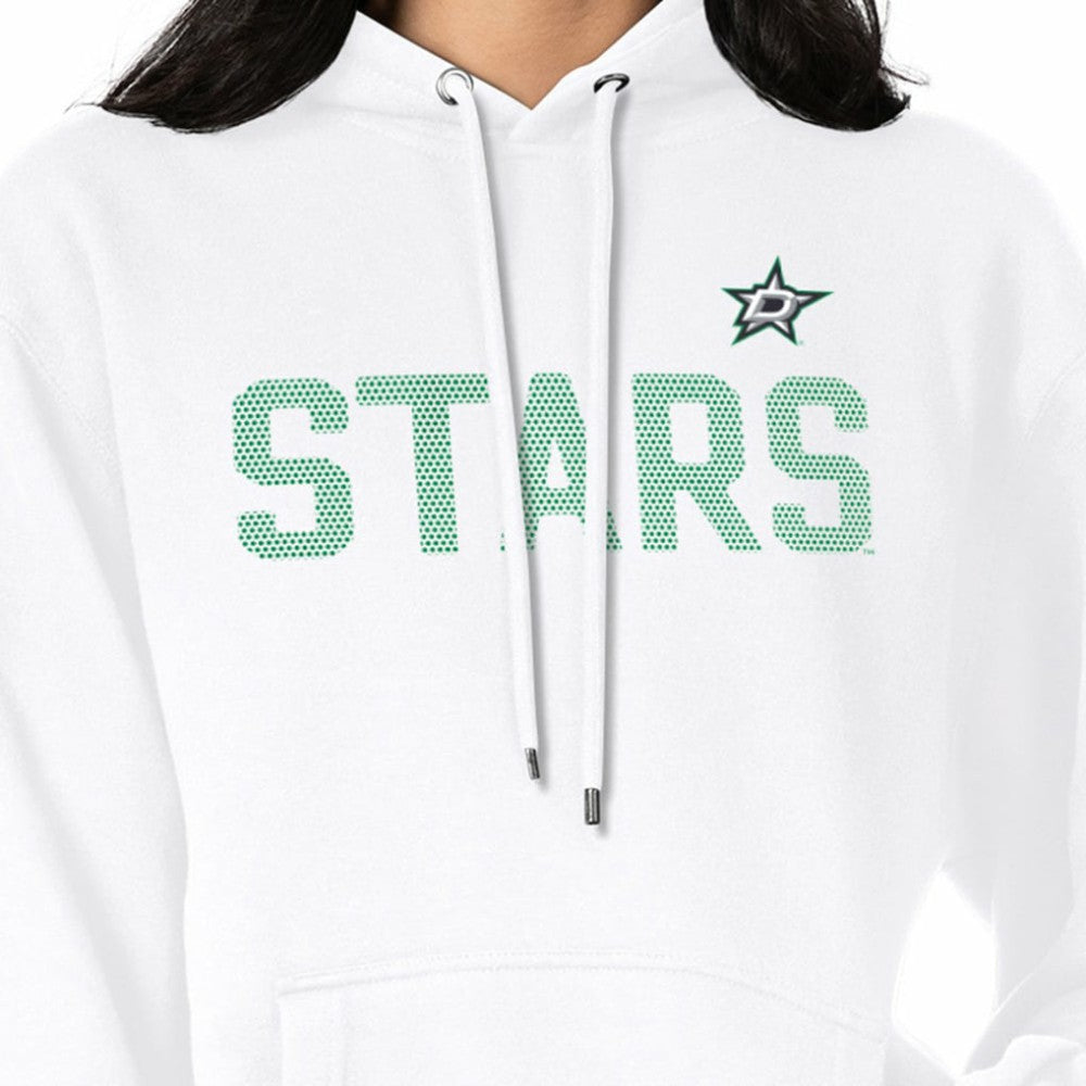 Dallas Stars G-III 4Her by Carl Banks Women's Dot Print Pullover Hoodie - White - NHL 200582363