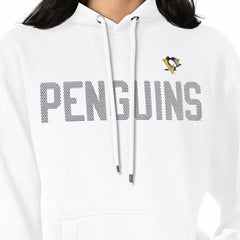Pittsburgh Penguins G-III 4Her by Carl Banks Women's Dot Print Pullover Hoodie - White - NHL 200582386