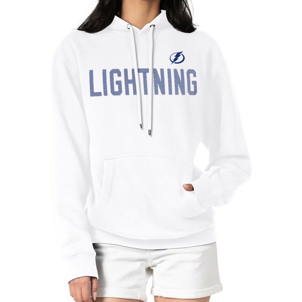 Tampa Bay Lightning G-III 4Her by Carl Banks Women's Dot Print Pullover Hoodie - White - NHL 200582392