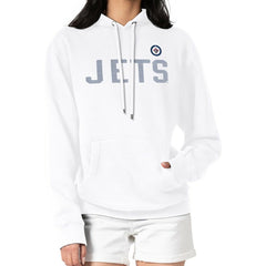 Winnipeg Jets G-III 4Her by Carl Banks Women's Dot Print Pullover Hoodie - White - NHL 200582399