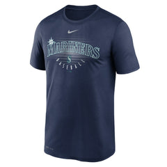 Seattle Mariners Nike Wordmark Outline Legend T-Shirt - Navy - Nike on Sale