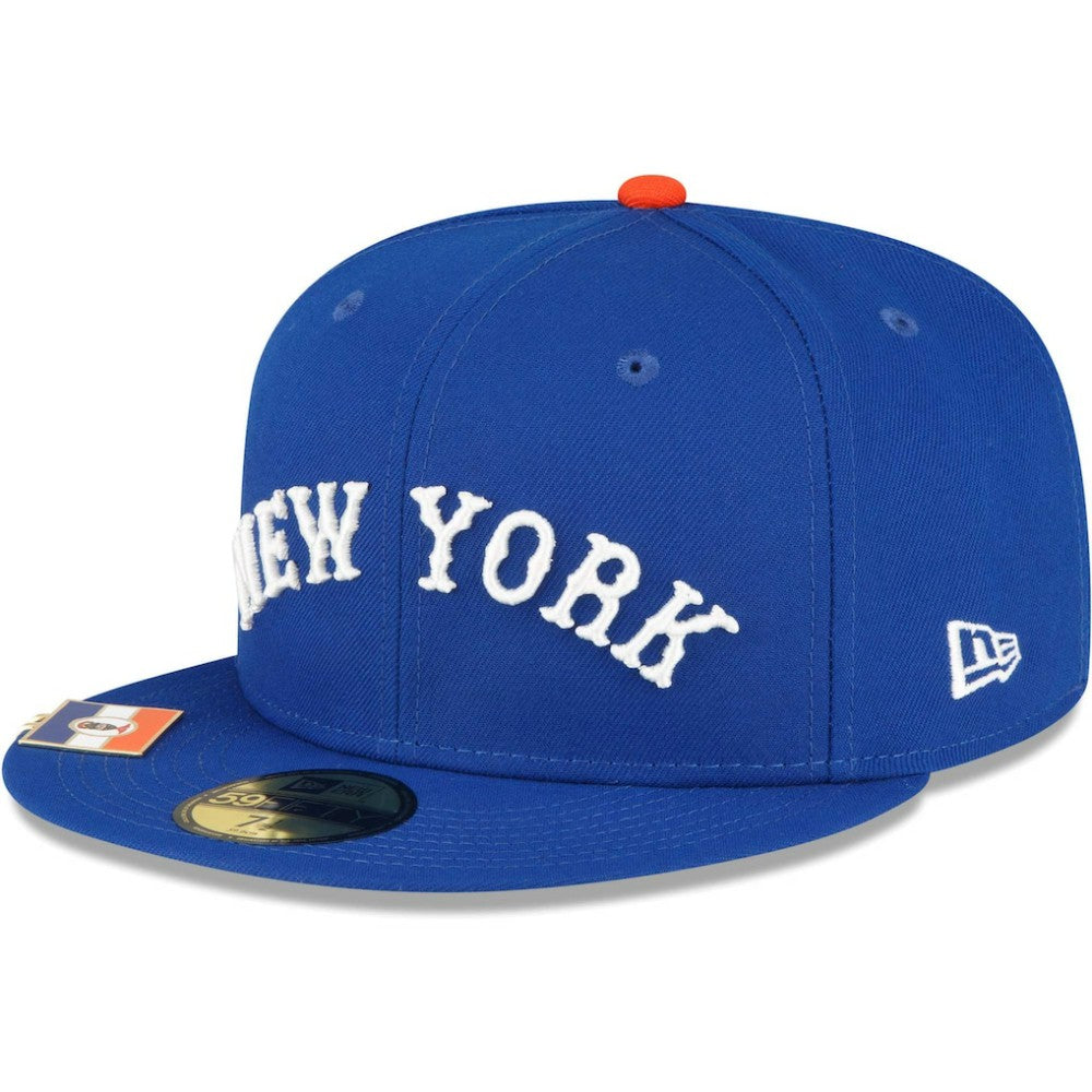 New York Yankees New Era City Flag 59FIFTY Fitted Hat - Royal - New Era Lifestyle
