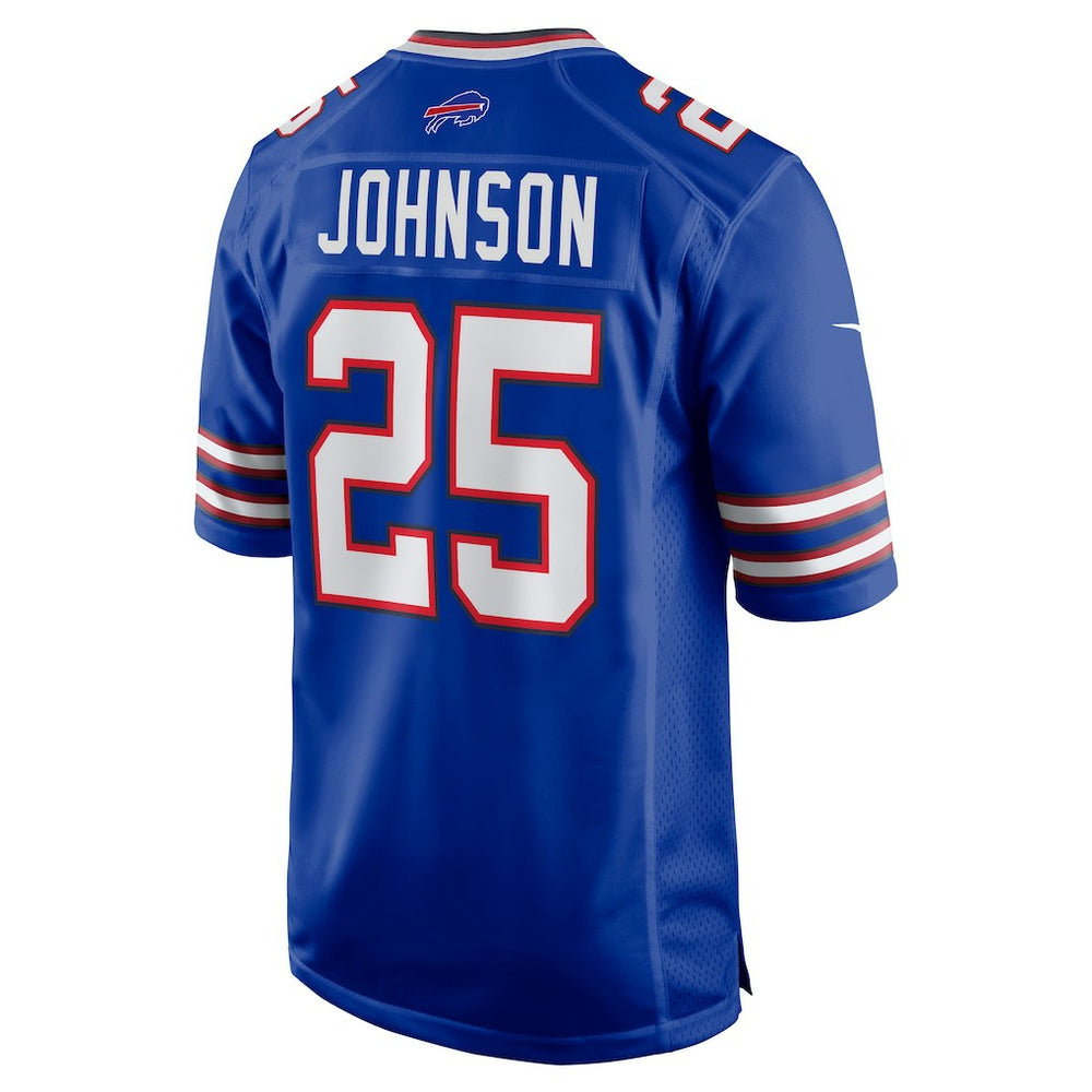 Nike Ty Johnson Buffalo Bills Team Game Jersey Royal