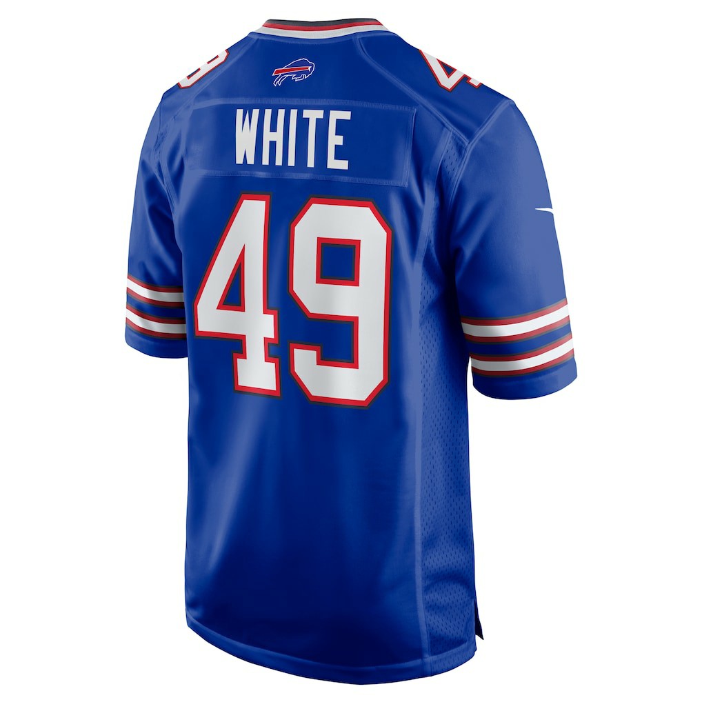 Nike DaShaun White Buffalo Bills Team Game Jersey Royal