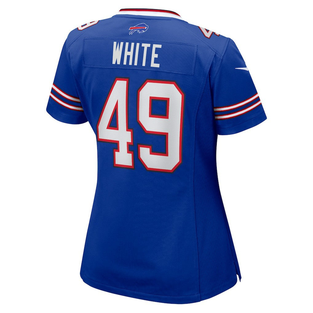 Nike DaShaun White Buffalo Bills Women's Team Game Jersey Royal