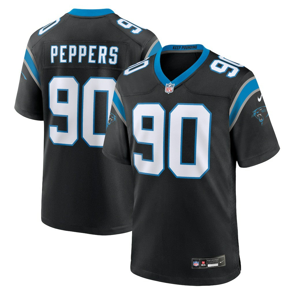 Nike Julius Peppers Carolina Panthers Retired Player Game Jersey Black