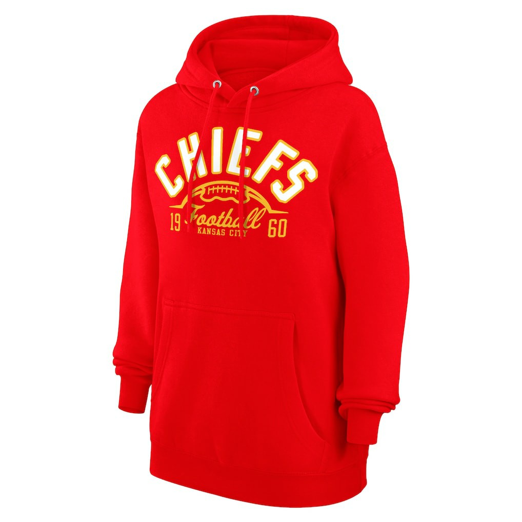 Kansas City Chiefs Starter Unisex Half Ball Team Fleece Pullover Hoodie Red