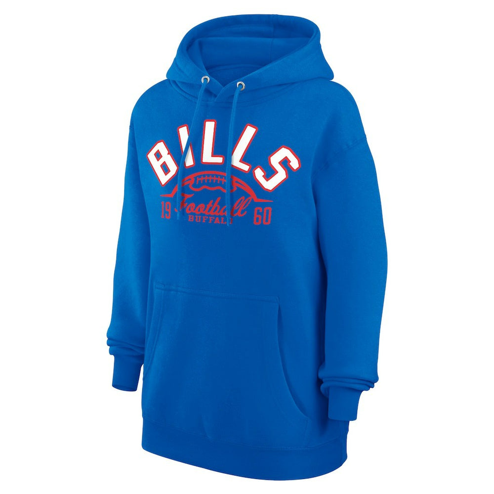 Buffalo Bills Starter Unisex Half Ball Team Fleece Pullover Hoodie Royal