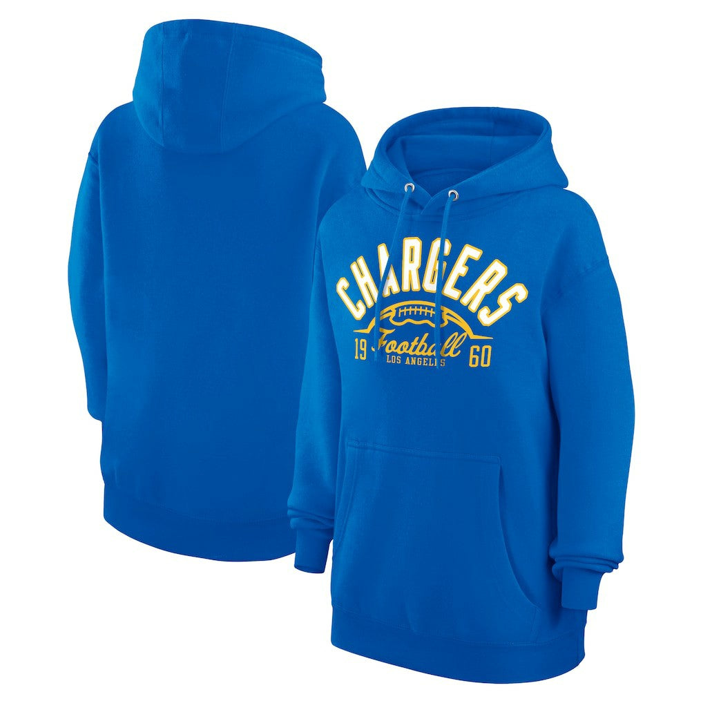 Los Angeles Chargers Starter Unisex Half Ball Team Fleece Pullover Hoodie Royal