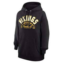 Minnesota Vikings Starter Unisex Half Ball Team Fleece Pullover Hoodie Black