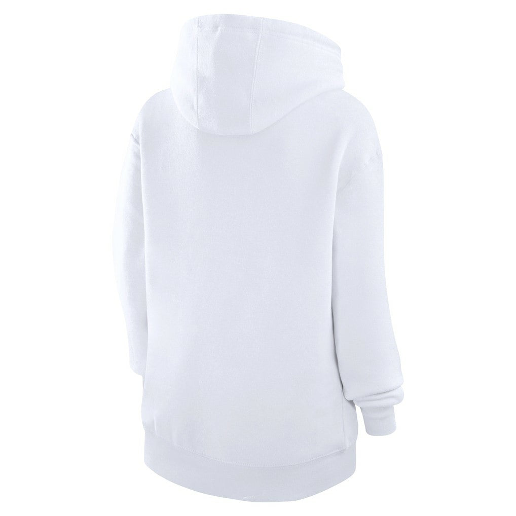 Baltimore Ravens Starter Unisex Half Ball Team Fleece Pullover Hoodie White