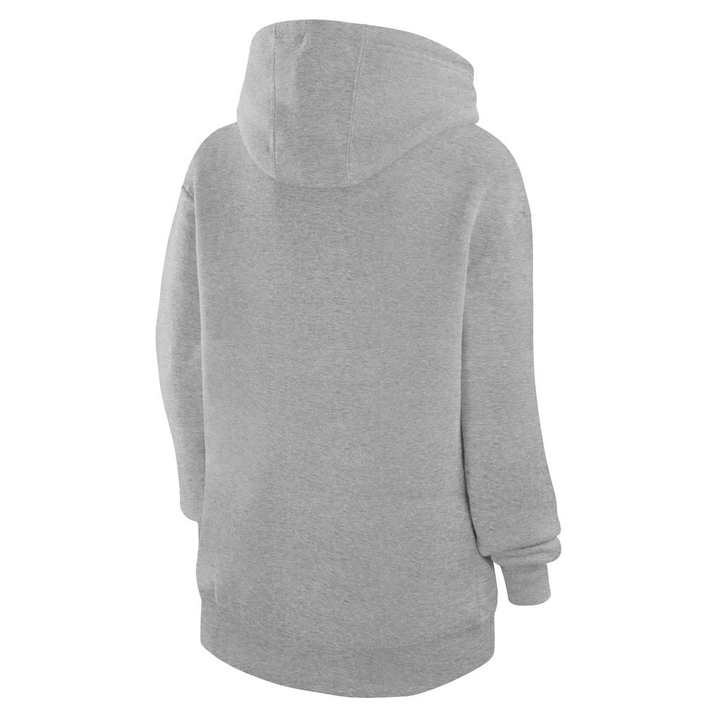 Kansas City Chiefs Starter Unisex Half Ball Team Fleece Pullover Hoodie Heather Gray