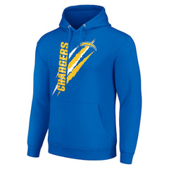 Los Angeles Chargers Starter Unisex Color Scratch Fleece Pullover Hoodie Royal