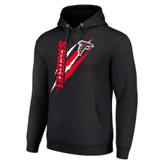 Atlanta Falcons Starter Unisex Color Scratch Fleece Pullover Hoodie Black