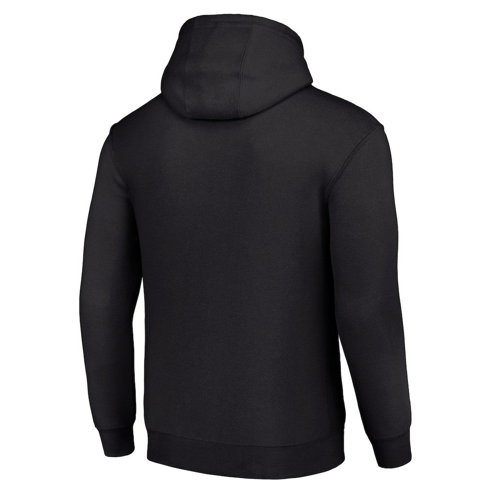 New Orleans Saints Starter Unisex Color Scratch Fleece Pullover Hoodie Black