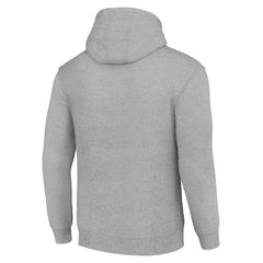 Buffalo Bills Starter Unisex Color Scratch Fleece Pullover Hoodie Heather Gray