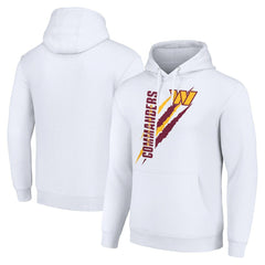 Washington Commanders Starter Unisex Color Scratch Fleece Pullover Hoodie White