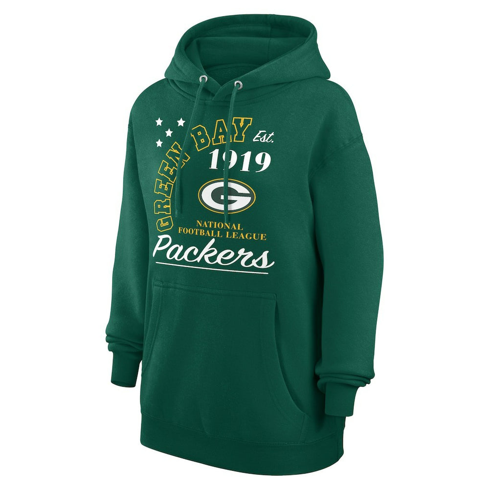 Green Bay Packers Starter Unisex Arch Team Fleece Pullover Hoodie Green