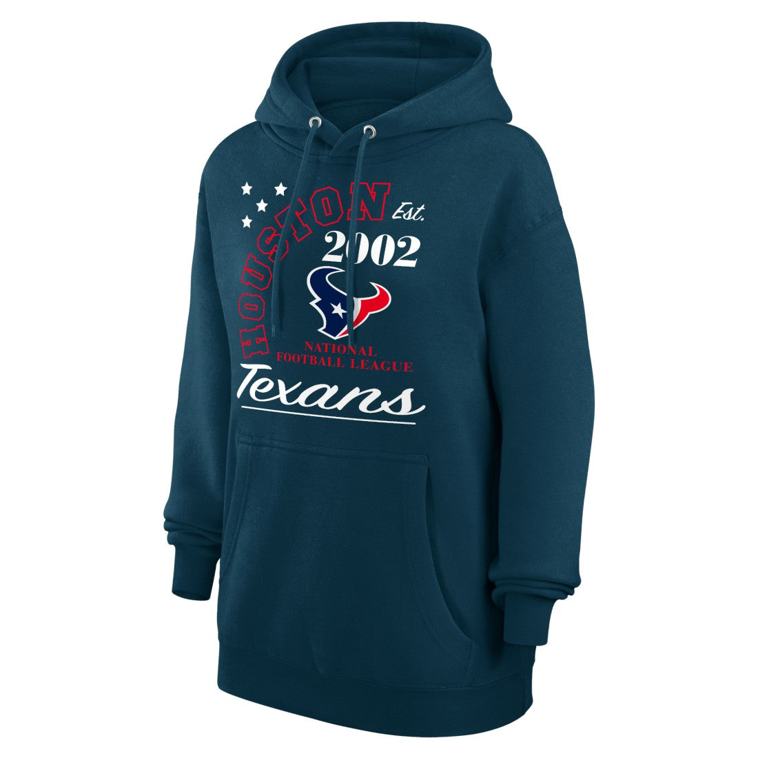 Houston Texans Starter Unisex Arch Team Fleece Pullover Hoodie Navy