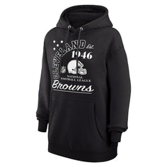 Cleveland Browns Starter Unisex Arch Team Fleece Pullover Hoodie Black