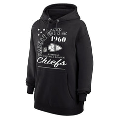 Kansas City Chiefs Starter Unisex Arch Team Fleece Pullover Hoodie Black