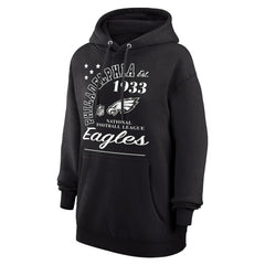 Philadelphia Eagles Starter Unisex Arch Team Fleece Pullover Hoodie Black