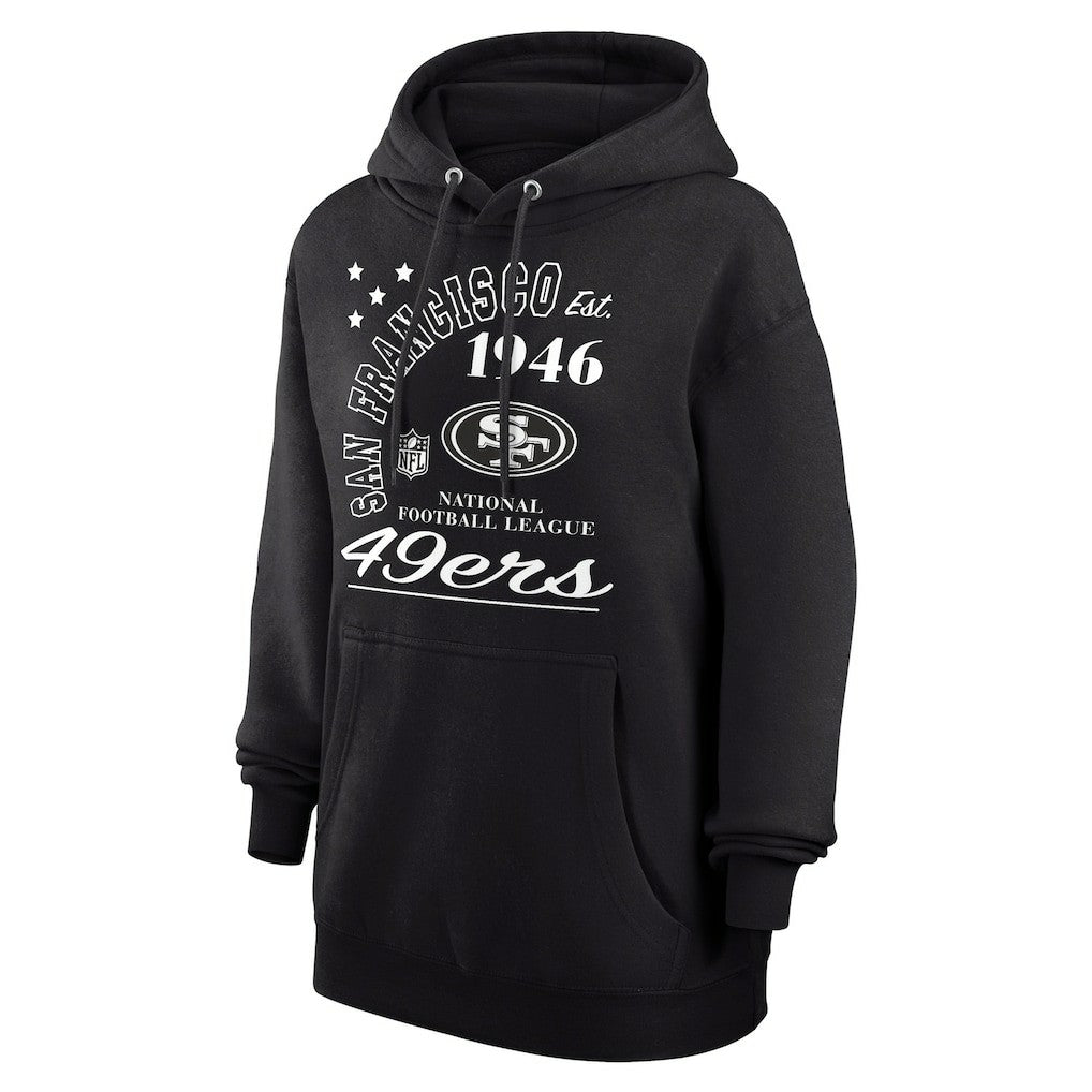 San Francisco 49ers Starter Unisex Arch Team Fleece Pullover Hoodie Black