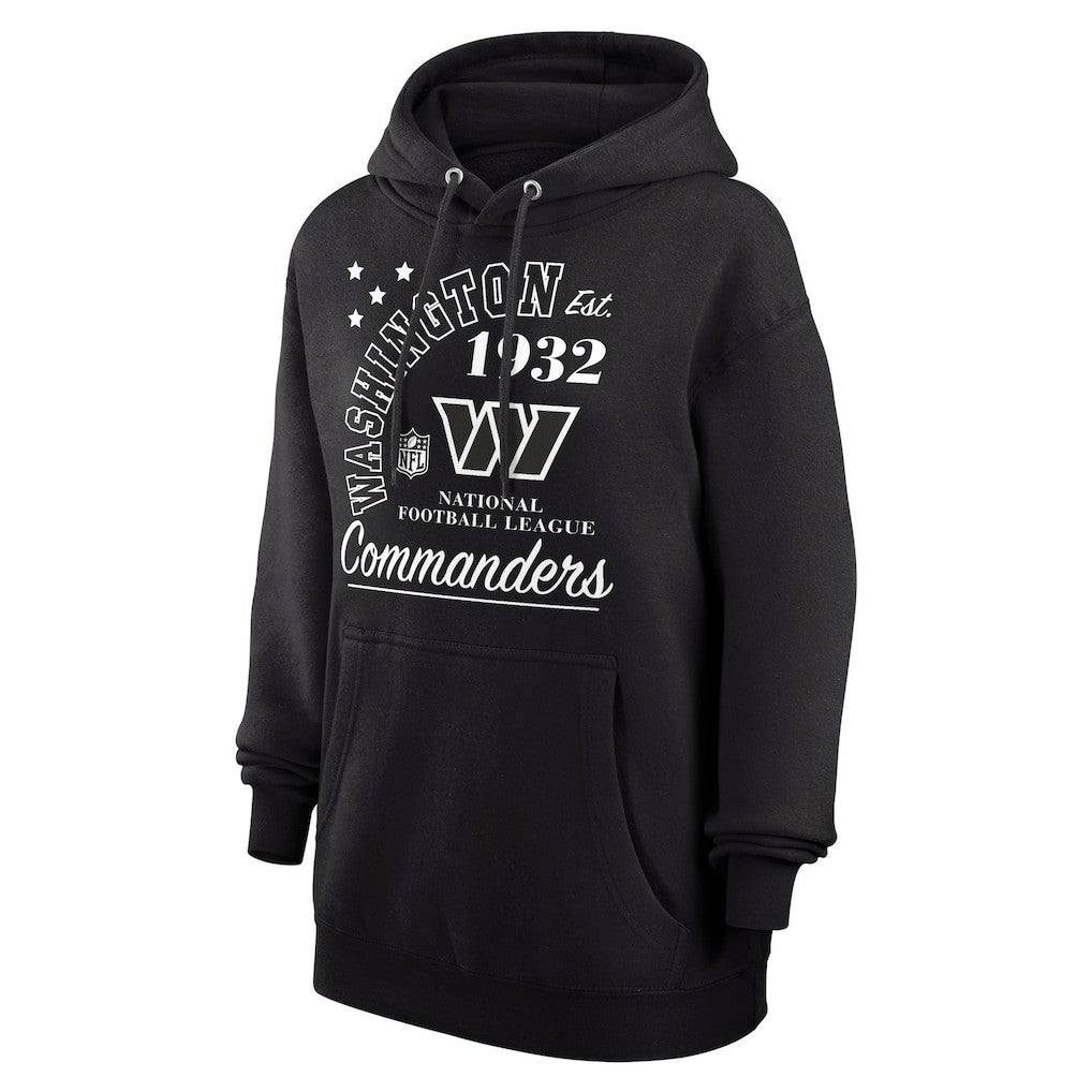 Washington Commanders Starter Unisex Arch Team Fleece Pullover Hoodie Black