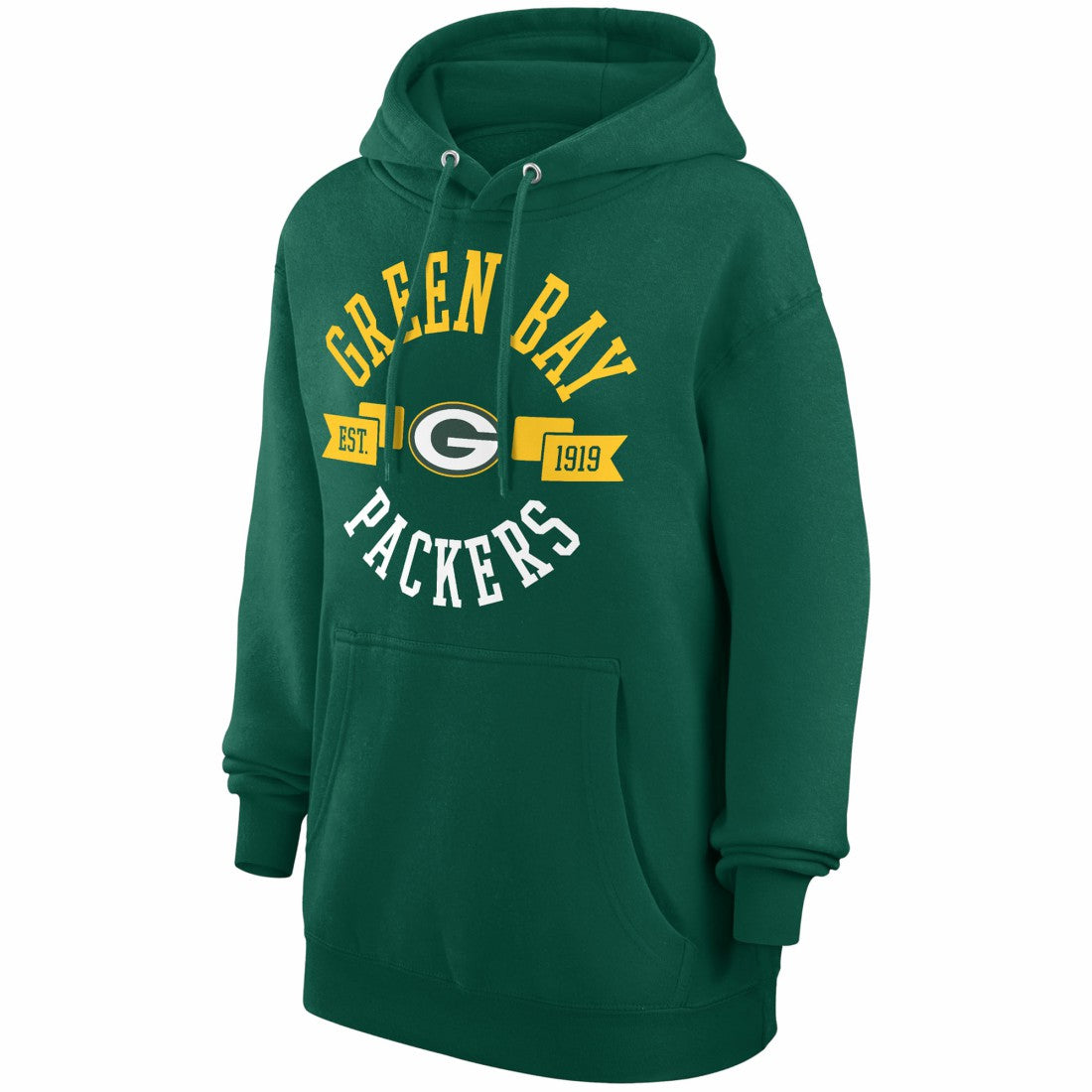 Green Bay Packers G-III 4Her by Carl Banks Women's City Graphic Team Fleece Pullover Hoodie Green