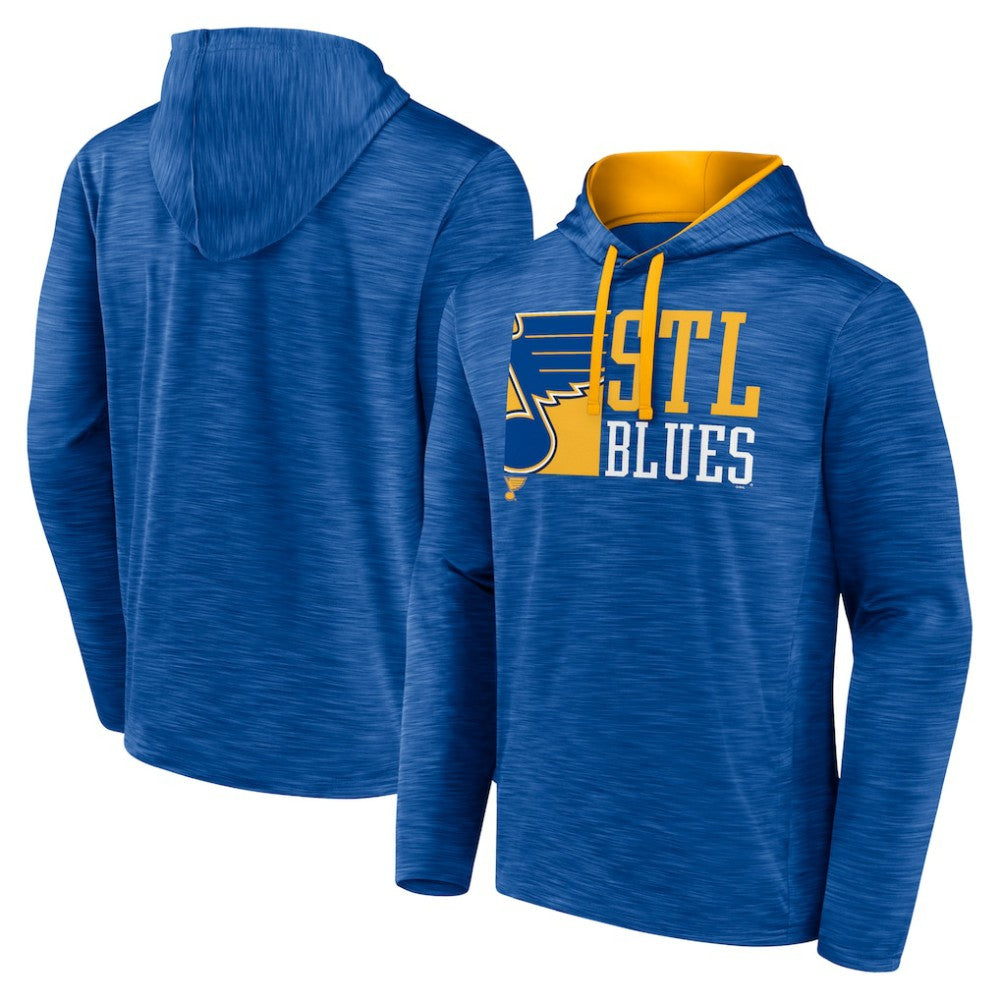 St. Louis Blues Fanatics Never Quit Pullover Hoodie - Blue - NHL 200590054