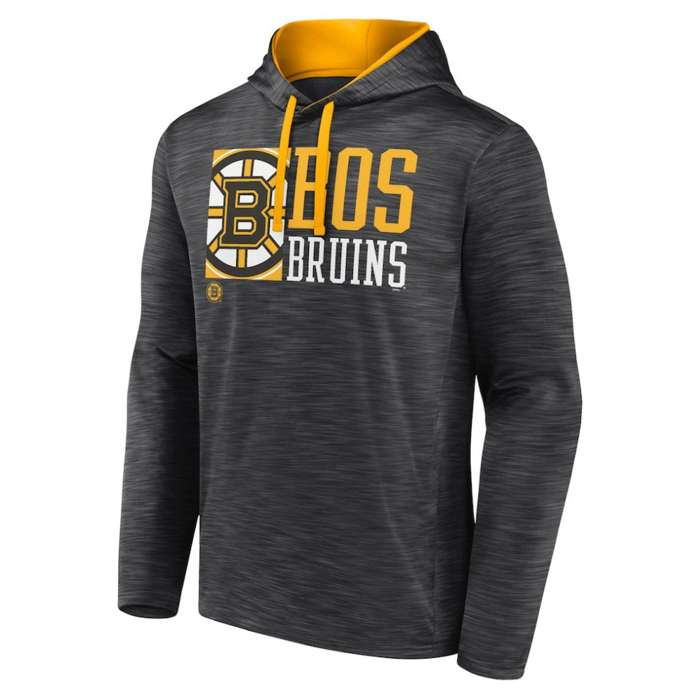 Boston Bruins Fanatics Never Quit Pullover Hoodie - Charcoal - NHL 200590064