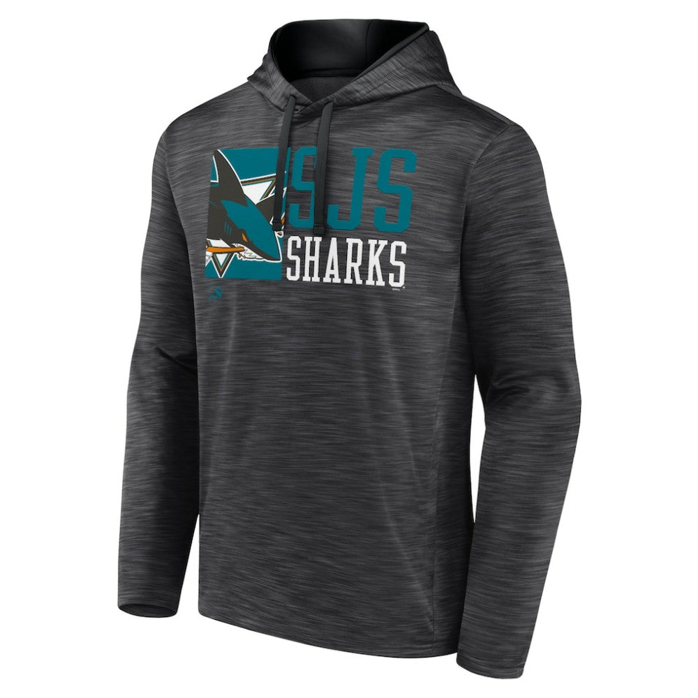 San Jose Sharks Fanatics Never Quit Pullover Hoodie - Charcoal - NHL 200590066