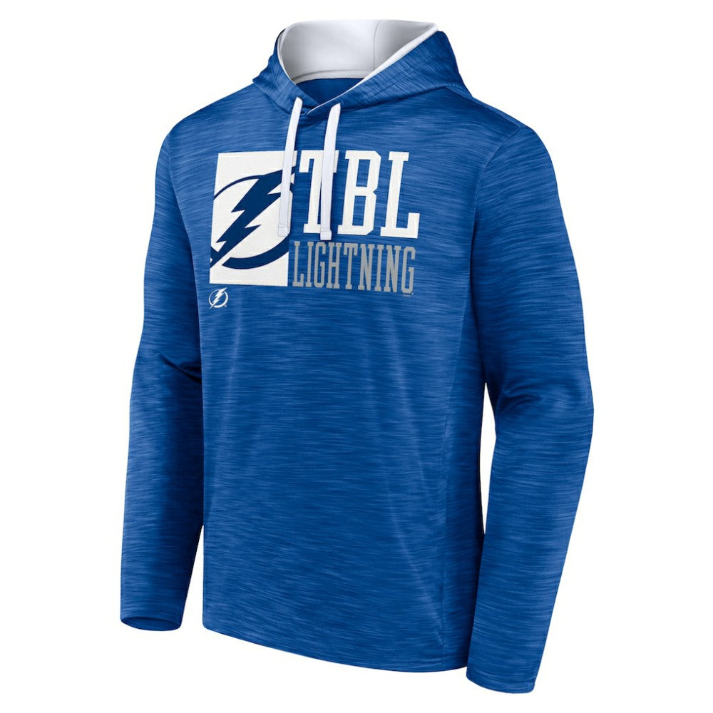 Tampa Bay Lightning Fanatics Never Quit Pullover Hoodie - Blue - NHL 200590070